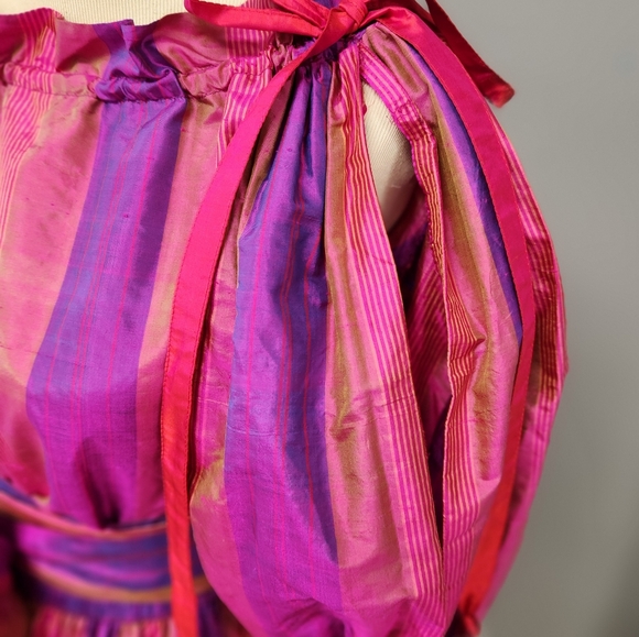 Rare Vintage YSL Rive Gauche 3 piece silk outfit - Picture 5 of 10